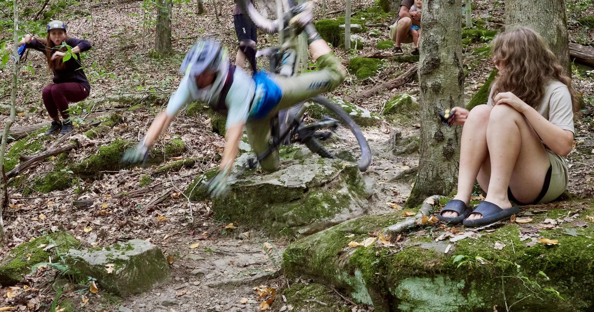 Bicycle fall